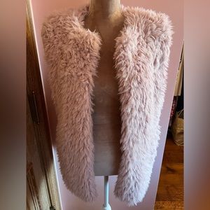 JET, John Eshaya- Reversible Faux Fur Vest. M/L. NEW WITH TAGS. NEVER WORN.